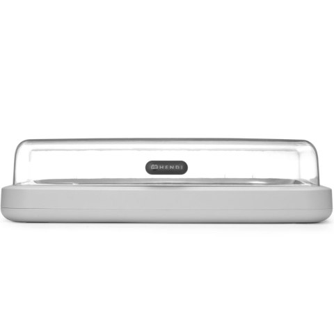 Witrynka ekspozycyjna z wkładem chłodzącym UNIQ GN 1/1 - biała Hendi