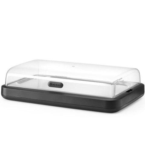 Witrynka ekspozycyjna z wkładem chłodzącym UNIQ GN 1/1 - czarna Hendi