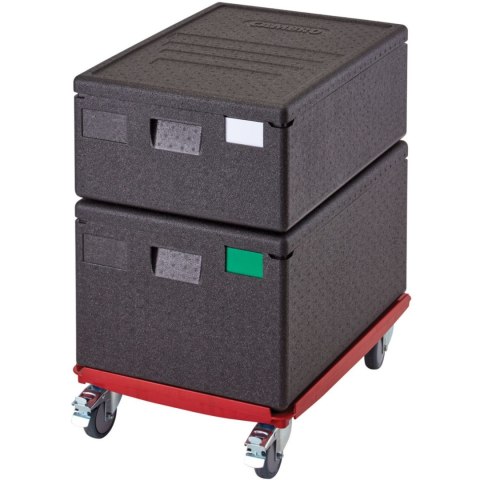 Wózek Camdolly do pojemników termoizolacyjnych Cam GoBox 4060 - czerwony CAMBRO