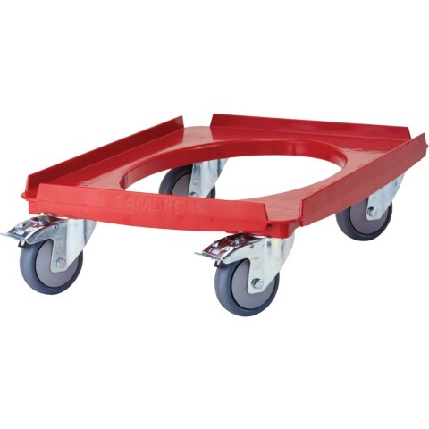 Wózek Camdolly do pojemników termoizolacyjnych GN 1/1 Cam GoBox - czerwony CAMBRO