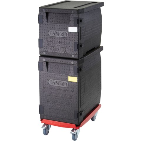 Wózek Camdolly do pojemników termoizolacyjnych GN 1/1 Cam GoBox - czerwony CAMBRO