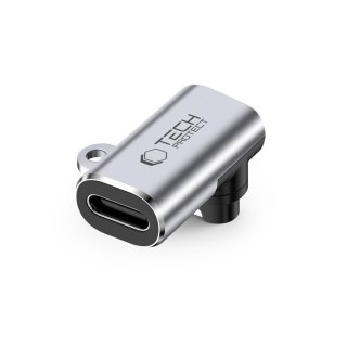 Adapter przejściówka kątowa USB-C do zegarka Garmin - szary Tech-Protect