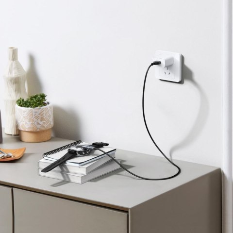 Adapter przejściówka kątowa USB-C do zegarka Garmin - szary Tech-Protect