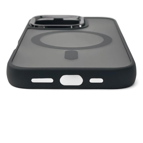 Etui pokrowiec ochronny na iPhone 17 Pro Max Fashion Case MagSafe - czarne HURTEL