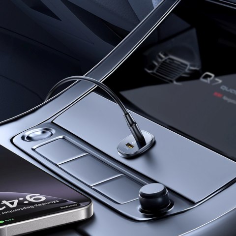 Ładowarka samochodowa 2 x USB-C 30W - czarna BASEUS