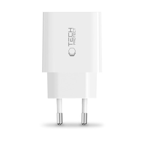 Ładowarka sieciowa NC20W USB-C 20W - biała Tech-Protect