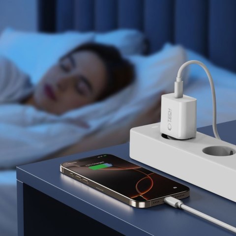 Ładowarka sieciowa NC20W USB-C 20W - biała Tech-Protect
