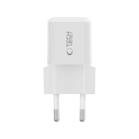 Ładowarka sieciowa NCM25 USB-C PD 25W - biała Tech-Protect