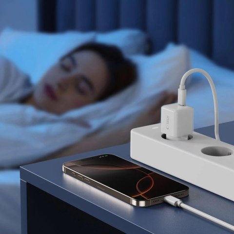 Ładowarka sieciowa NCM25 USB-C PD 25W - biała Tech-Protect