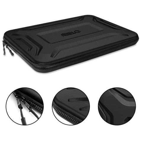 Pokrowiec etui usztywniane wodoodporne na laptopa 13-14'' - czarny Tech-Protect
