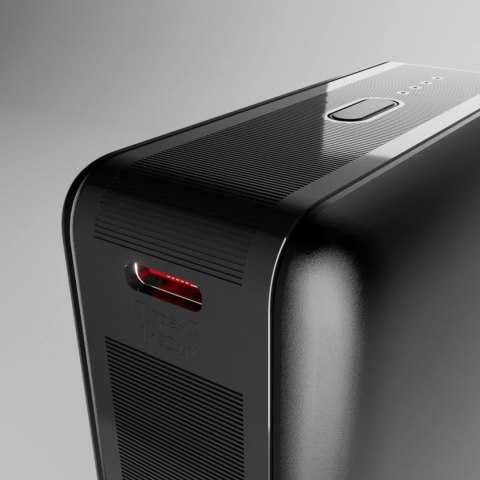 Powerbank 20000mAh do laptopa tabletu smartfona PD AFC USB-C USB-A 65W - czarny SBS