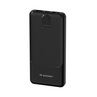 Powerbank Wpower WPBBK-2 10000mAh USB-A USB-C - czarny WOZINSKY