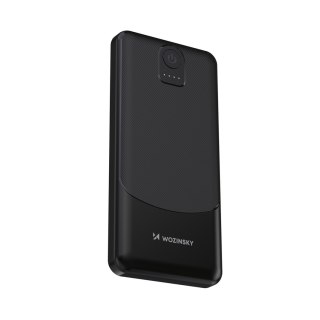 Powerbank Wpower WPBBK-2 10000mAh USB-A USB-C - czarny WOZINSKY