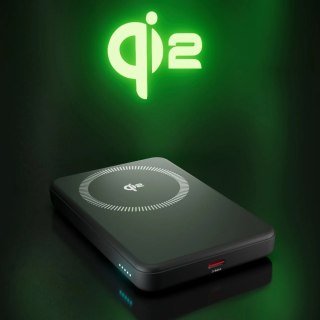 Powerbank bezprzewodowy Mag Power Qi2 5000 mAh MagSafe USB-C PD 20W- czarny SBS