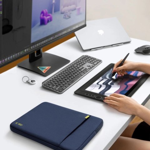 Torba etui pokrowiec Defender na laptopa 15-16'' - granatowa Tech-Protect