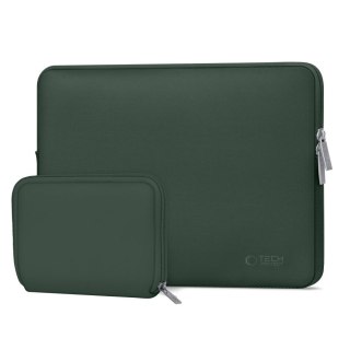 Torba pokrowiec Neoslim na laptopa tablet 13-14'' + etui na akcesoria - zielony Tech-Protect