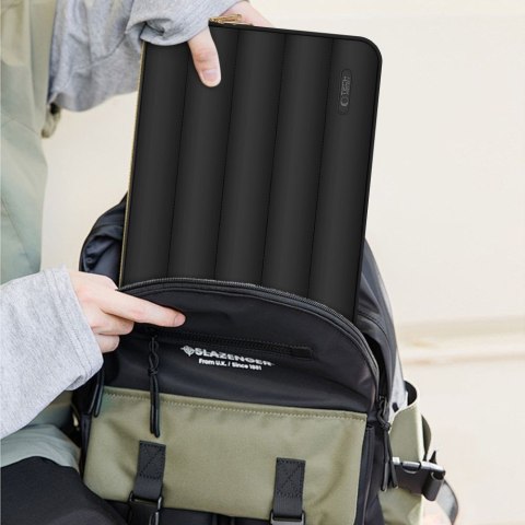 Torba pokrowiec Puffy na laptop 15-16'' + etui na akcesoria - czarny Tech-Protect