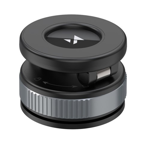 Uchwyt samochodowy magnetyczny na deskę rozdzielczą szybę - czarny WOZINSKY