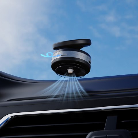 Uchwyt samochodowy z ładowarką Qi kompatybilny z MagSafe 15W - czarny WOZINSKY