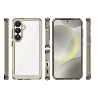 Etui pokrowiec na Samsung Galaxy S25 Edge z elastyczną ramką Outer Space Case - półprzezroczyste HURTEL