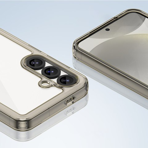 Etui pokrowiec na Samsung Galaxy S25 Edge z elastyczną ramką Outer Space Case - półprzezroczyste HURTEL