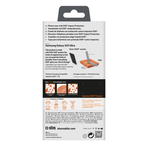 Etui pokrowiec ochronny do Samsung Galaxy S25 Ultra - czarny SBS