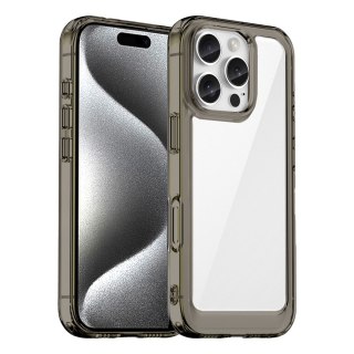 Etui pokrowiec z elastyczną ramką na iPhone 16e Outer Space Case - półprzezroczysty HURTEL