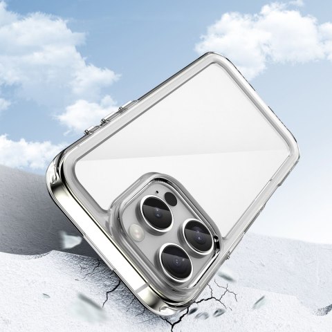 Etui pokrowiec z elastyczną ramką na iPhone 16e Outer Space Case - przezroczysty HURTEL