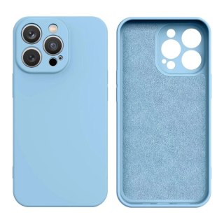 Etui silikonowe plecki na Samsung Galaxy S25 Edge Silicone Case - niebieskie HURTEL