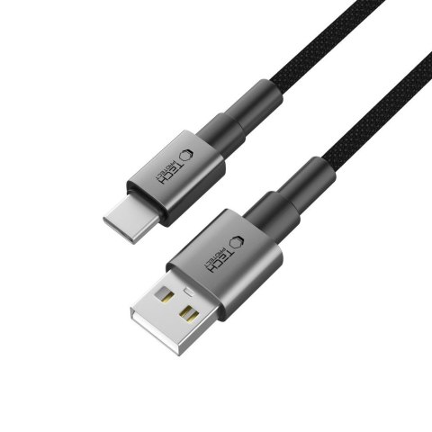 Kabel przewód UltraBoost DNA USB-A - USB-C 15W 3A 100 cm - szary Tech-Protect