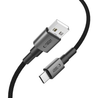 Kabel przewód UltraBoost DNA USB-A - USB-C 15W 3A 25 cm - szary Tech-Protect