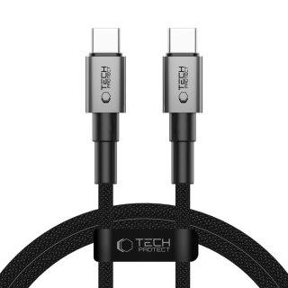 Kabel przewód UltraBoost DNA USB-C PD 100W 5A 100 cm - szary Tech-Protect