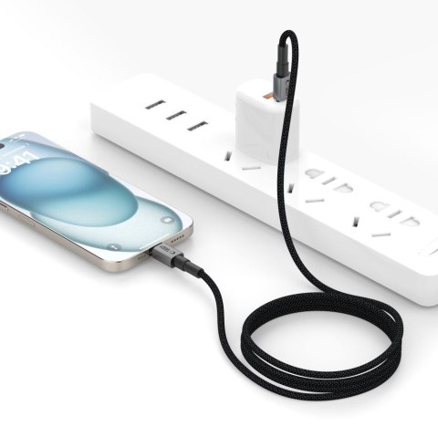 Kabel przewód UltraBoost DNA USB-C PD 100W 5A 100 cm - szary Tech-Protect