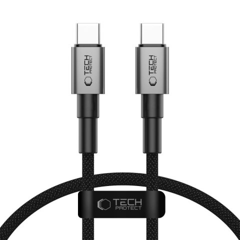 Kabel przewód UltraBoost DNA USB-C PD 60W 3A 25 cm - szary Tech-Protect