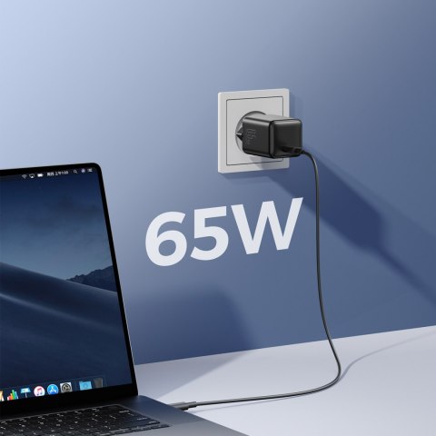 Ładowarka sieciowa USB-C EU 65W - czarna JOYROOM