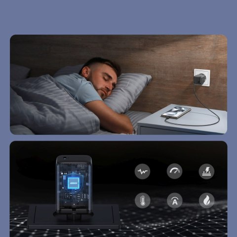 Ładowarka sieciowa USB-C EU 65W - czarna JOYROOM