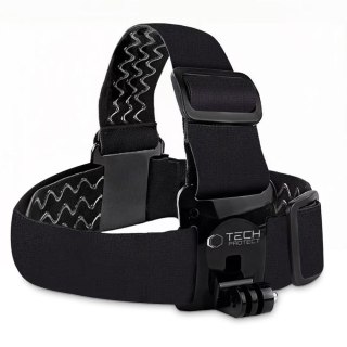 Opaska na głowę do kamery sportowej GoPro DJI GA100 Head Moun - czarna Tech-Protect