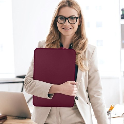 Pokrowiec etui ochronne Neopren na laptopa 14'' - bordowy Tech-Protect
