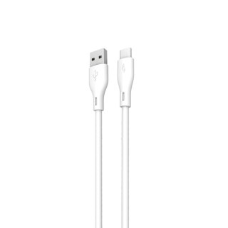 Przewód kabel USB-A USB-C 5A 1m - biały DUDAO