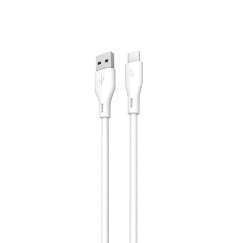 Przewód kabel USB-A USB-C 5A 1m - biały DUDAO