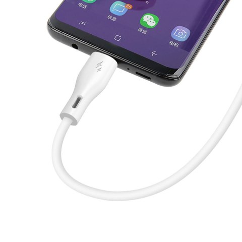 Przewód kabel USB-A USB-C 5A 1m - biały DUDAO