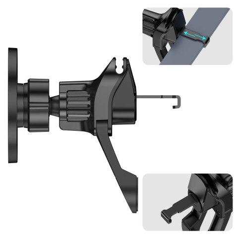 Uchwyt samochodowy N56 do smartfona na kratkę MagSafe - czarny Tech-Protect