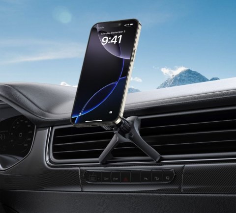 Uchwyt samochodowy N56 do smartfona na kratkę MagSafe - czarny Tech-Protect