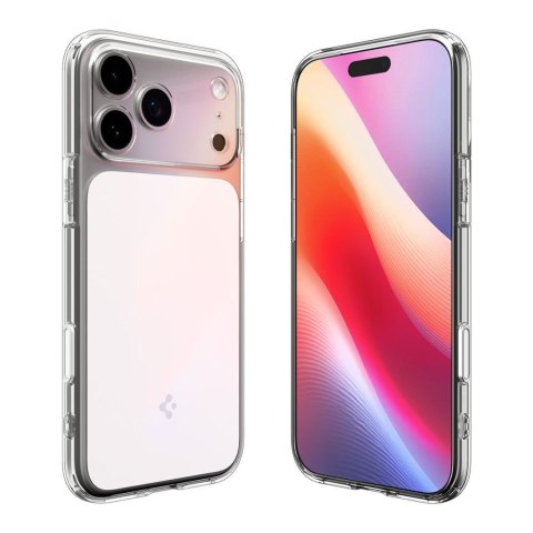 Etui case na iPhone 17 Pro Ultra Hybrid T MagSafe - przezroczysto-białe SPIGEN