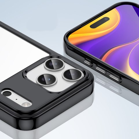 Etui case pokrowiec na iPhone 17 Pro Outer Space - czarne przezroczyste HURTEL