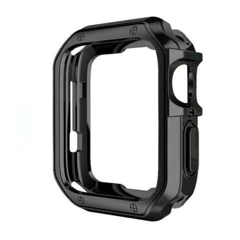 Etui na Apple Watch Series 4/5/6/SE 44 mm Soft Strong Watch Case - czarne HURTEL