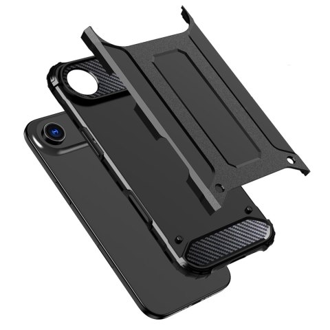 Etui pancerne na iPhone 17 Air Hybrid Armor - czarne HURTEL