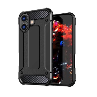 Etui pancerne na iPhone 17 Hybrid Armor - czarne HURTEL