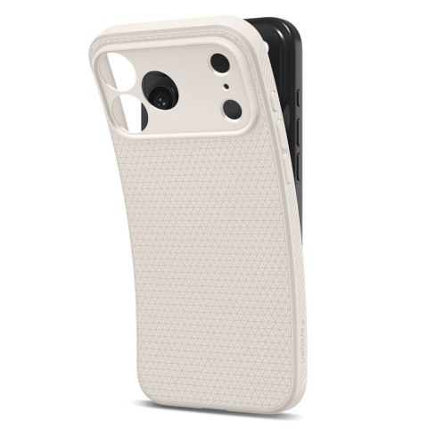 Etui pokrowiec case na iPhone 17 Pro Max Liquid Air - tytanowe SPIGEN