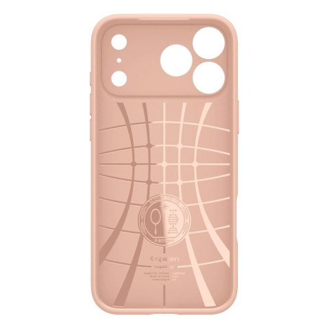 Etui pokrowiec case na iPhone 17 Pro Max Liquid Air - tytanowo-różowe SPIGEN